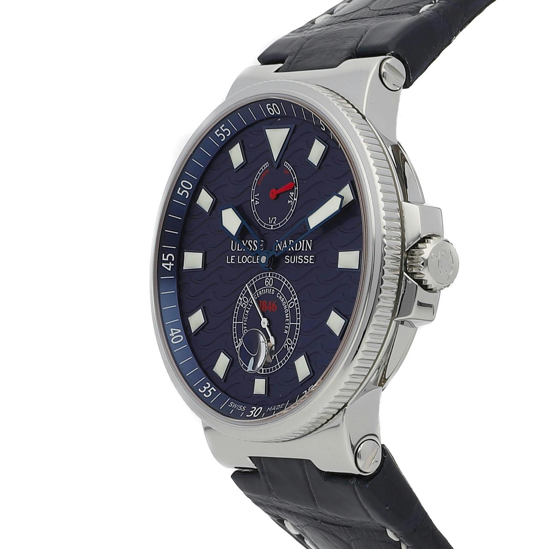 Ulysse Nardin Maxi Marine Chronometer 263 68 LE Govberg Jewelers